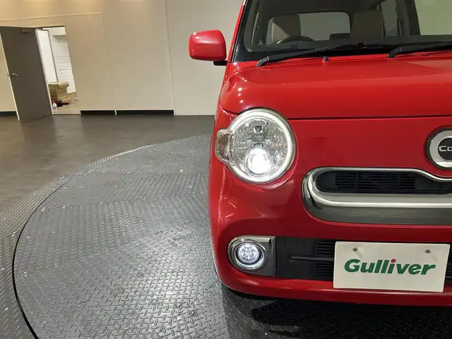 ダイハツ ミラ ココア プラスX 愛媛県 2014(平26)年 3.5万km シャイニングレッド 社外ＳＤナビ（ワンセグＴＶ　Ｂｌｕｅｔｏｏｔｈ　ＣＤ　ＤＶＤ）　ＥＴＣ　純正フロアマット　ＬＥＤヘッドライト　ルーフレール　ワンオーナー　バックカメラ　パワーウィンドウ　パワーステアリング
