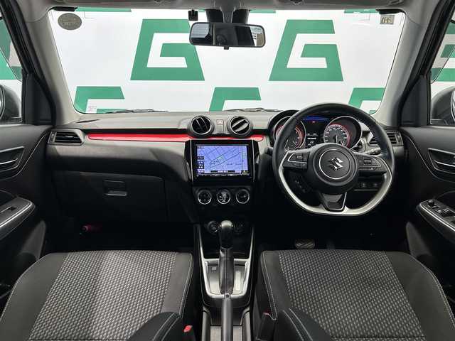 スズキ スイフト RS 鹿児島県 2018(平30)年 5.5万km スーパーブラックパール 純正ナビ　/Ｂｌｕｅｔｏｏｔｈ　/全方位カメラ　/クルコン　/パドルシフト　/スズキセーフティサポート　/革巻きステアリング　/ステアリングリモコン　/純正ドアバイザー　/トノカバー　/シートヒーター　/ＬＥＤヘッドライト/電格ミラー/カーテンエアバッグ/純正フロアマット/オートライト/スマートキー/プッシュスタート