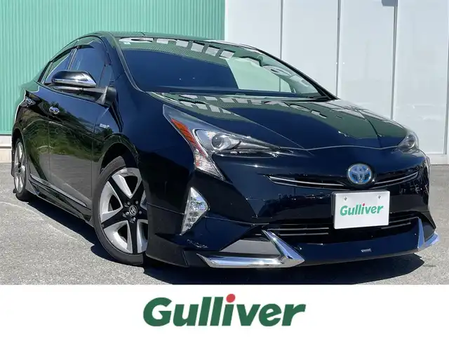 トヨタ プリウス S ツーリングセレクション 福岡県 2016(平28)年 14.8万km アティチュードブラックマイカ トヨタセーフティセンス/バックカメラ/レーンキープアシスト/ALPINEナビ/BT/フルセグTV/ETC/純正フロアマット/純正アルミホイール/プッシュスタート/スマートキー/オートライト/オートハイビーム/シートヒーター