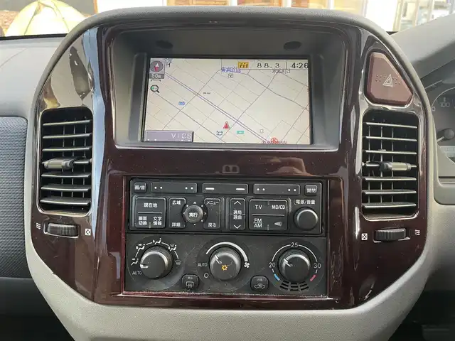 三菱 パジェロ ロング エクシード 愛知県 1999(平11)年 5万km グレー 純正ナビ/バックカメラ/オープンカントリーR/T/エクストリームJ17インチAW/クルーズコントロール/ETC