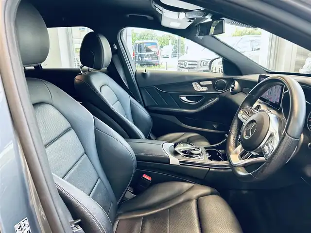 メルセデス・ベンツ Ｃ２００ 4マチック SW AVG AMGライン 大阪府 2019(令1)年 5.8万km セレナイトグレー レーダーセーフティP/ACC/純正ナビ/TV/バックカメラ/applecarplay/黒革/メモリ付きパワーシート/シートヒーター/純正18インチAW/LEDヘッドライト/電動リアゲート/ブラインドスポット/クリアランスソナー/ETC/ドラレコ/ルーフレール/パドルシフト