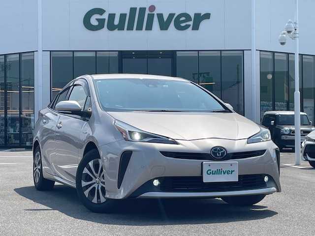 トヨタ プリウス A 長崎県 2019(平31)年 5.4万km スティールブロンドM ワンオーナー/純正メモリーナビ/CD/DVD/BT/フルセグTV/バックカメラ/トヨタセーフティセンス/レーダークルーズコントロール/ステアリングスイッチ/ブラインドスポットモニター/D席パワーシート/パーキングサポート/オートマチックハイビーム/LEDヘッドライト/ナビ連動ドライブレコーダー/革巻きステアリング/コーナーセンサー前後/ビルトインETC