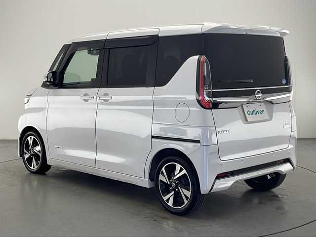 日産 ルークス HWS Gターボ プロパイロットED 宮崎県 2020(令2)年 2.3万km ホワイトパール 禁煙車/エマージェンシーブレーキ/社外ナビTV/（カロッツェリア/AVIC-RW810/CD/DVD/Bluetooth/フルセグTV)/社外前後ドライブレコーダー/社外ETC/純正LEDオートライト/純正LEDフォグ/純正15インチアルミ/純正フロアマット/ハンズフリー両側電動スライドドア/プロパイロット/アラウンドビューモニター/クリアランスソナー/本革巻ハンドル/リアサーキュレーター（プラズマクラスター）/オートエアコン/ウインカードアミラー/インテリジェントキー/プッシュエンジンスタート/新車時保証書/取扱い説明書