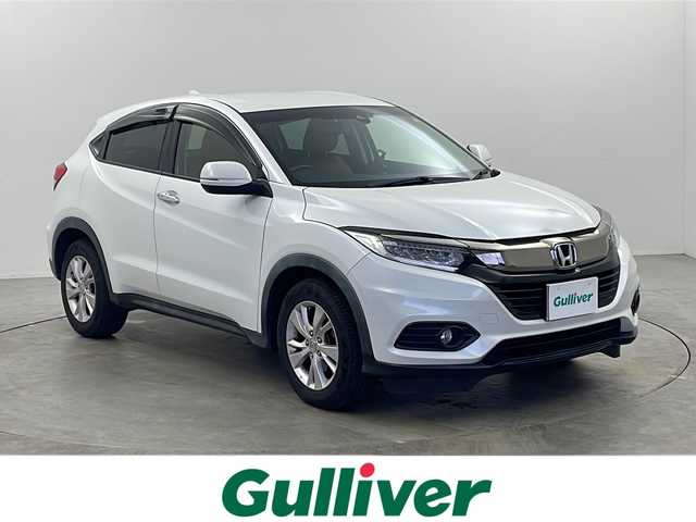 ホンダ ヴェゼル 栃木県 2019(令1)年 7.6万km プラチナホワイトパール 純正メモリーナビ/(フルセグTV/AM/FM/CD/DVD/BT)/バックカメラ/ホンダセンシング/追従クルーズコントロール/ビルトインETC/スマートキー/プッシュスタート/電動格納ミラー/ステアリングスイッチ/LEDヘッドライト/純正フロアマット