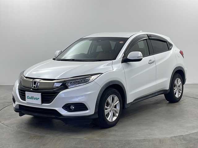 ホンダ ヴェゼル 栃木県 2019(令1)年 7.6万km プラチナホワイトパール 純正メモリーナビ/(フルセグTV/AM/FM/CD/DVD/BT)/バックカメラ/ホンダセンシング/追従クルーズコントロール/ビルトインETC/スマートキー/プッシュスタート/電動格納ミラー/ステアリングスイッチ/LEDヘッドライト/純正フロアマット