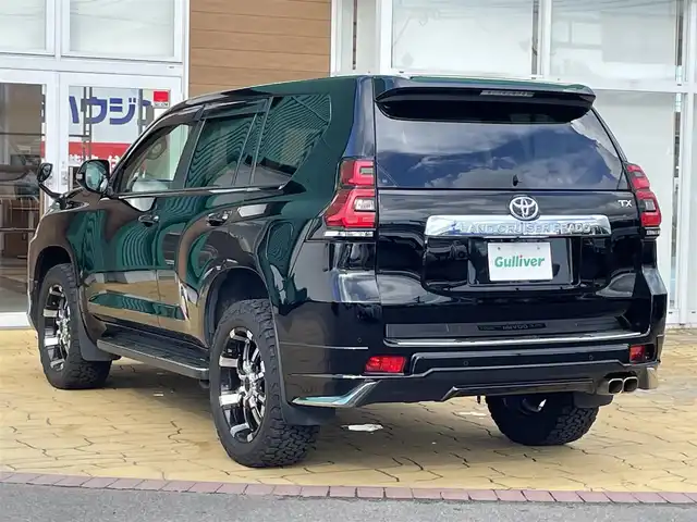 トヨタ ランドクルーザー プラド TX 宮崎県 2019(令1)年 7.8万km ブラック サンルーフ/モデリスタエアロ(フロント/リア)/純正ナビ(NSZT-Y68T)/フルセグTV/社外20インチアルミ/レザー調シートカバー/セーフティセンスP