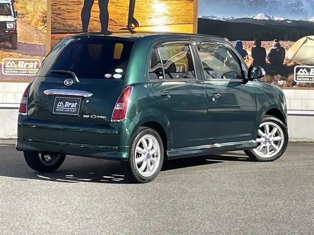 ダイハツ ミラ ジーノ ミニライト 愛知県 2007(平19)年 6.6万km 緑 純正オーディオ　/純正１５インチアルミホイール　/オートエアコン　/フォグランプ　/キーレスキー