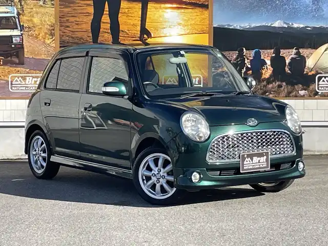 ダイハツ ミラ ジーノ ミニライト 愛知県 2007(平19)年 6.6万km 緑 純正オーディオ　/純正１５インチアルミホイール　/オートエアコン　/フォグランプ　/キーレスキー