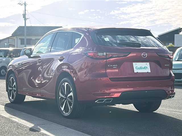 マツダ ＣＸ－６０ ＰＨＥＶ プレミアムモダン 香川県 2022(令4)年 0.4万km ソウルレッドクリスタルM 純正12.3インチセンターディスプレイ（フルセグTV/BOSEサウンド/BT）/360゜ビューモニター/ガラスルーフ/電動リアゲート/パワーシート/シートヒーター/エアシート/コーナーセンサー/シートメモリー/ヘッドアップディスプレイ/ブラインドスポットモニター/ドライバーモニタリング/ドライバー異常時対応システム/ETC