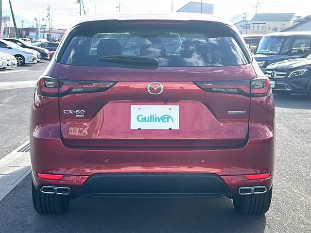 マツダ ＣＸ－６０ ＰＨＥＶ プレミアムモダン 香川県 2022(令4)年 0.4万km ソウルレッドクリスタルM 純正12.3インチセンターディスプレイ（フルセグTV/BOSEサウンド/BT）/360゜ビューモニター/ガラスルーフ/電動リアゲート/パワーシート/シートヒーター/エアシート/コーナーセンサー/シートメモリー/ヘッドアップディスプレイ/ブラインドスポットモニター/ドライバーモニタリング/ドライバー異常時対応システム/ETC