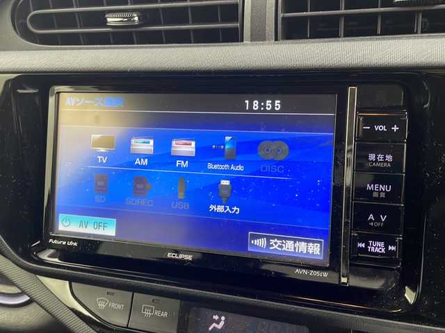 トヨタ アクア S 栃木県 2016(平28)年 6.4万km スーパーレッドⅤ 社外7インチナビ/AM FM CD　SD BT　ワンセグTV/ETC/トヨタセーフティセンス/・レーンアシスト/・オートマチックハイビーム/・衝突軽減ブレーキ/オートエアコン/オートライト/電動格納ミラー/純正フロアマット/14インチアルミホイール/リアワイパー