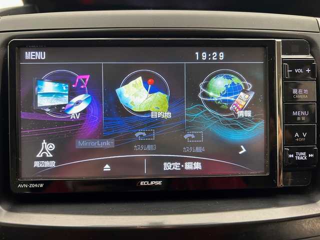 トヨタ ヴォクシー ZS 煌Ⅱ 兵庫県 2012(平24)年 6.6万km ブラック 社外SDナビ(CD/DVD/Bluetooth/フルセグ)/バックカメラ/両側パワースライドドア/純正フロアマット/社外18インチアルミホイール/オートライト/スマートキー/HIDヘッドライト/パドルシフト/ETC