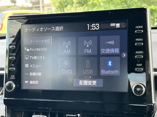 トヨタ カローラ クロス ハイブリッド Z 岡山県 2023(令5)年 3.8万km アティチュードブラックマイカ 純正9インチディスプレイオーディオ/AM、FM、Bluetooth、AppleCarplay/AndroidAuto、フルセグTV/パノラミックビューモニター/ビルトインETC/パワーバックドア/前後ドライブレコーダー　DC-DR652/前席シートヒーター/ハーフレザーシート/トヨタセーフティセンス/・プリクラッシュセーフティ/・オートマチックハイビーム/・ロードサインアシスト/・レーントレーシングアシスト/・レーダークルーズコントロール/・先行車発進告知機能/・ブラインドスポットモニター/・パーキングサポートブレーキ/ブレーキホールド/電動パーキングブレーキ