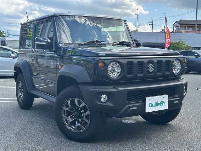 スズキ ジムニー シエラ JC 奈良県 2025(令7)年 0.8万km ブルーイッシュブラックパール3 ユーザー買取車/4WD/社外メーカー/BT/SD/アップルカープレイ対応/背面タイヤ/フルフラットシート/衝突軽減システム/横滑り防止装置/コーナーセンサー(リアのみ)/オートLEDライト/ドラレコ/ETC2.0/純正フロアマット/保証書・取説有