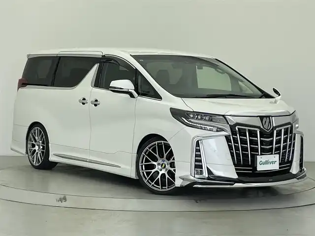 トヨタ アルファード S Cパッケージ 宮城県 2021(令3)年 1.5万km ホワイトパールクリスタルシャイン モデリスタエアロ　/後席モニター　/デジタルインナーミラー　/ＢＬＩＴＺエアサス　/ＲＭＰ２１インチアルミ　/ナビキット/ＣＤ／ＤＶＤデッキ　/アダプティブクルーズコントロール/プリクラッシュセーフティ/レーンディパーチャーアラート/オートマチックハイビーム　/ＢＳＭ　/シートヒーター/シートベンチレーション/ETC/ドライブレコーダー/パワーバックドア　/禁煙車