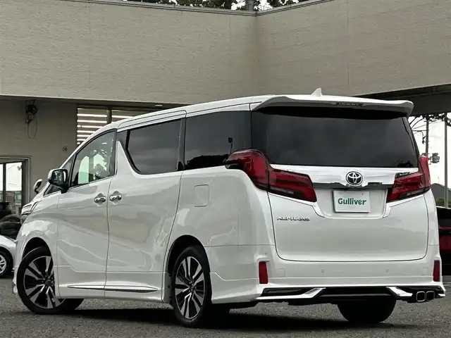 トヨタ アルファード S Cパッケージ 宮城県 2018(平30)年 7.7万km ホワイトパールクリスタルシャイン 純正ナビ/デジタルインナーミラー/フリップダウンモニター/モデリスタ（フロント）/レーダークルーズコントロール/オートハイビーム/プリクラッシュセーフティ/レーンキープアシスト/横滑り防止装置/アイドリングストップ/ブレーキホールド/シートヒーター/ハンドルヒーター　/ＥＴＣ/AM/FM/CD/DVD/SD/Bluetooth/WSR/電動リアゲート/純正AWサマータイヤR18