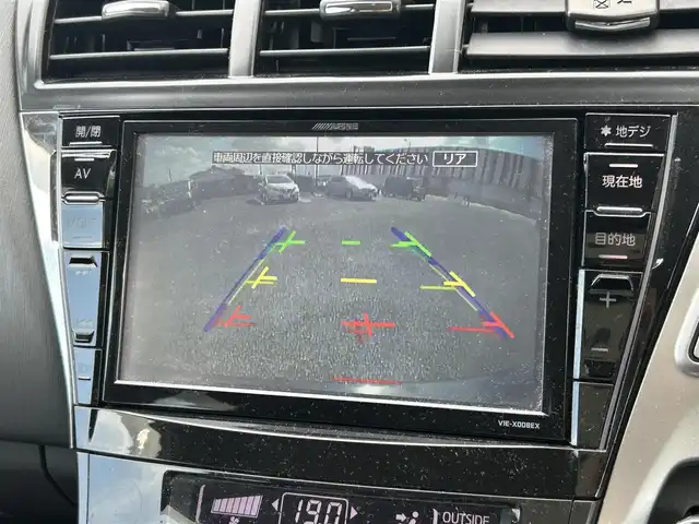 トヨタ プリウス α S Lセレクション 宮崎県 2014(平26)年 9.9万km ブラック /ナビ(VIE-X088EX)//TV/CD/DVD/Bluetooth//ETC//バックカメラ//社外フロアマット//社外アルミホイール//ドアバイザー//ステアリングスイッチ//電格ウィンカーミラー//取扱説明書//スペアキー×１