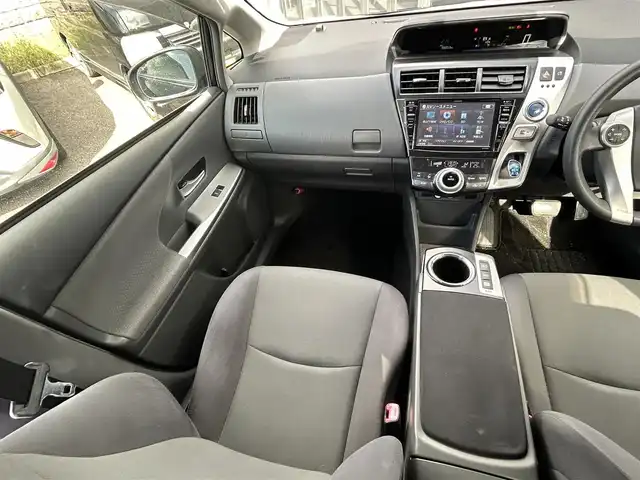 トヨタ プリウス α S Lセレクション 宮崎県 2014(平26)年 9.9万km ブラック /ナビ(VIE-X088EX)//TV/CD/DVD/Bluetooth//ETC//バックカメラ//社外フロアマット//社外アルミホイール//ドアバイザー//ステアリングスイッチ//電格ウィンカーミラー//取扱説明書//スペアキー×１