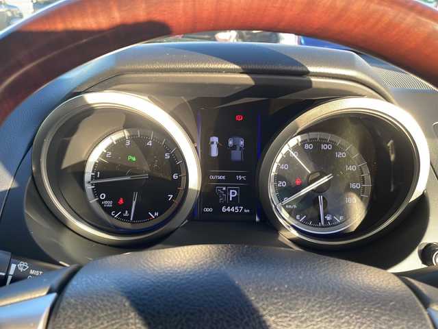 トヨタ ランドクルーザー プラド TX 島根県 2014(平26)年 6.5万km ホワイトパールクリスタルシャイン 社外7インチメモリナビゲーション(AVIC-VH0009)/フルセグ BT SD CD DVD/サンルーフ/ヒッチメンバー/ルーフレール/バックカメラ/ヘッドライトウォッシャー/革巻きステアリングウッドコンビ/LEDヘッドライト/AUTOライト/フォグライト/ETC/革調シートカバー/社外17インチアルミホイール