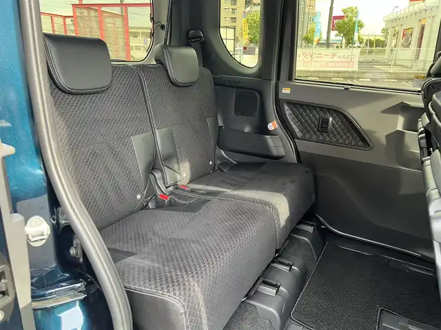 ダイハツ タント カスタム X 香川県 2019(令1)年 6.5万km レーザーブルークリスタルシャイン 純正SDナビ/【フルセグ/CD/DVD/Bluetooth】/両側パワスラ/ハーフレザーシート/前席シートヒーター/横滑り防止装置/レーンキープアシスト/LEDヘッドライト/衝突被害軽減システム/純正14インチアルミ/純正ビルトインETC/保証書/取扱説明書