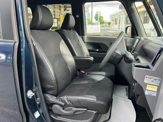 ダイハツ タント カスタム X 香川県 2019(令1)年 6.5万km レーザーブルークリスタルシャイン 純正SDナビ/【フルセグ/CD/DVD/Bluetooth】/両側パワスラ/ハーフレザーシート/前席シートヒーター/横滑り防止装置/レーンキープアシスト/LEDヘッドライト/衝突被害軽減システム/純正14インチアルミ/純正ビルトインETC/保証書/取扱説明書