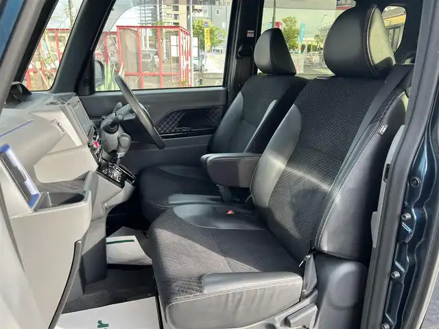ダイハツ タント カスタム X 香川県 2019(令1)年 6.5万km レーザーブルークリスタルシャイン 純正SDナビ/【フルセグ/CD/DVD/Bluetooth】/両側パワスラ/ハーフレザーシート/前席シートヒーター/横滑り防止装置/レーンキープアシスト/LEDヘッドライト/衝突被害軽減システム/純正14インチアルミ/純正ビルトインETC/保証書/取扱説明書