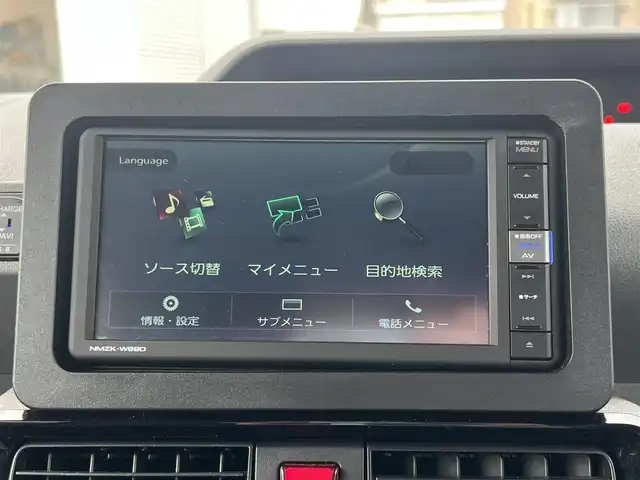 ダイハツ タント カスタム X 香川県 2019(令1)年 6.5万km レーザーブルークリスタルシャイン 純正SDナビ/【フルセグ/CD/DVD/Bluetooth】/両側パワスラ/ハーフレザーシート/前席シートヒーター/横滑り防止装置/レーンキープアシスト/LEDヘッドライト/衝突被害軽減システム/純正14インチアルミ/純正ビルトインETC/保証書/取扱説明書