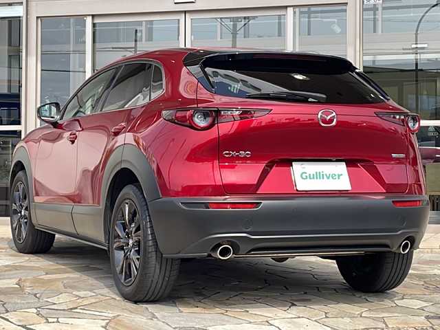 マツダ ＣＸ－３０ 20S ブラックトーンED 静岡県 2022(令4)年 2万km ソウルレッドクリスタルM 純正ナビ/・FM/AM/・Bluetooth/・USB/・スマートフォン連携/・CD/DVD/・メモリーオーディオ/・フルセグTV/・HDMI/主要装備/・３６０°ビュー・モニター/・ドライバー・モニタリング/・運転席１０Ｗａｙパワーシート/・ドライビングポジションメモリー機能/・運転席＆助手席シートヒーター/・ステアリングヒーター/・ＥＴＣ/・ドライブレコーダー/・電動パーキング/・スマートブレーキサポート/・ＢＳＭ/・コーナーセンサー/・アイドリングストップ/・レーンキープアシスト/・パワーバックドア