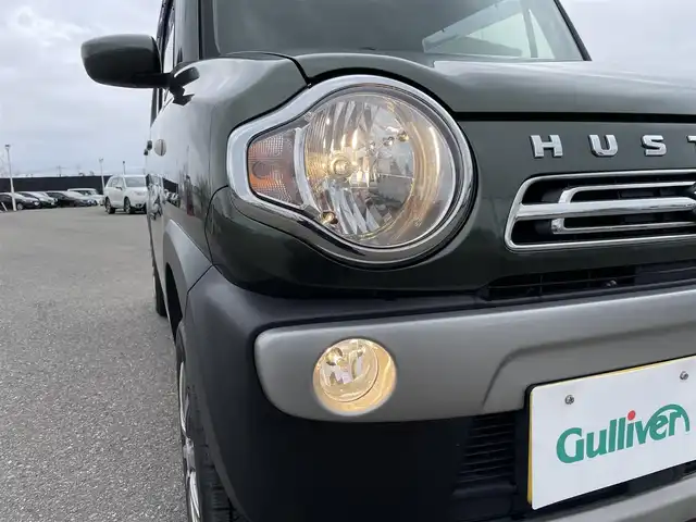 スズキ ハスラー G 山形県 2019(令1)年 10.8万km クールカーキPM 4WD/衝突軽減ブレーキ/レーンアシスト/メモリナビ/　【CD DVD SD USB BT】/フルセグTV/バックカメラ/ETC/ドライブレコーダー/シートヒーター/アイドリングストップ/横滑り防止装置/フォグランプ/純正フロアマット