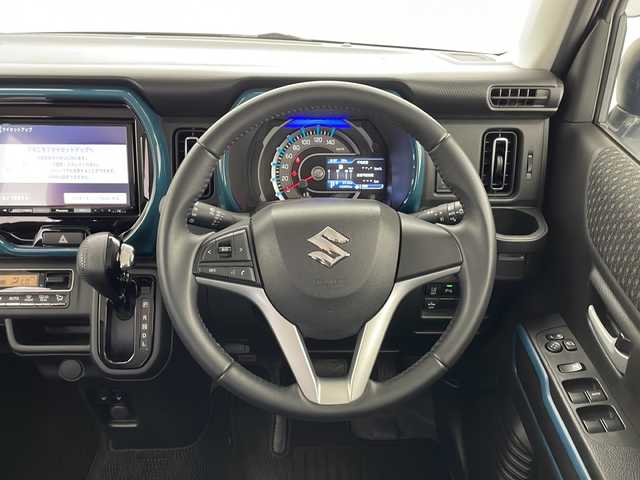 スズキ ハスラー HYBRID X 千葉県 2020(令2)年 4.3万km デニムブルー ガンメタリック 2トーン 社外ナビ/フルセグ Bluetooth CD DVD/衝突被害軽減ブレーキ/レーンキープアシスト/コーナーセンサー/シートヒーター/バックカメラ/純正フロアマット/盗難防止装置/ドライブレコーダー/スマートキー/純正１５インチアルミホイール/横滑り防止装置/ドアバイザー/フォグランプ/ウィンカーミラー/ステアリングスイッチ