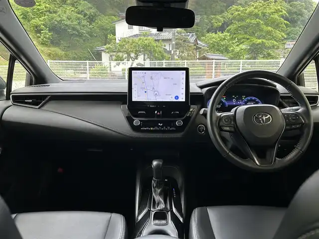 トヨタ カローラツーリング ハイブリッド ダブルバイビー 福島県 2023(令5)年 5.1万km プラチナホワイトパールマイカ 登録時走行距離：50/311km/ワンオーナー/純正SDナビ/（フルセグTV/BT接続/AM/FM）/ETC2.0/クルーズコントロール/モデリスタ（フルエアロ）/純正AW/電動Pブレーキ/ブレーキホールド/ハーフレザーシート/革巻きハンドル/オートライト/オートハイビーム/電格ミラー/ウィンカーミラー/純正フロアマット/横滑り防止装置/社外AWスタッドレスタイヤ×４/スペアキー/ドアバイザー/保証書/取扱説明書