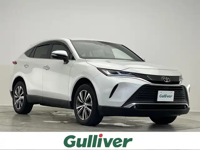トヨタ ハリアー G 滋賀県 2023(令5)年 3.6万km プラチナホワイトパールマイカ 純正12.3インチナビ/USB/Miracast/Bluetooth/フルセグテレビ/バックカメラ/ドライブレコーダー/セーフティセンス/・プリクラッシュセーフティ/・レーダークルーズコントロール/・ロードサインアシスト/・ドライバー異常時対応システム/・横断歩行者検知機能/・緊急時操舵支援/・レーントレーシングアシスト/・アダプティブハイビーム/パーキングサポートブレーキ/ブラインドスポットモニター/パワーバックドア/ETC2.0/デジタルインナーミラー/ハーフレザーシート/LEDヘッドライト