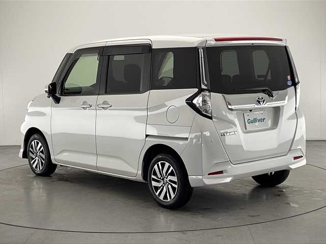 トヨタ ルーミー カスタムG 宮崎県 2020(令2)年 2.5万km パールホワイトⅢ 禁煙車/トヨタセーフティセンス/純正ナビTV/（NSZT-W66T/CD/DVD/Bluetooth/FMAM/フルセグTV)/純正バックカメラ/純正ビルトインETC/純正LEDオートライト/純正LEDフォグ/純正15インチアルミ/純正フロアマット/両側電動スライドドア/プリクラッシュセーフティ/オートマチックハイビーム/レーンディパーチャーアラート/アダプティブクルーズコントロール/クリアランスソナー/電子パーキング／オートホールド/オートエアコン/オート電動格納ミラー/本革巻ハンドル/スマートキー/プッシュエンジンスタート/新車時保証書/取扱い説明書