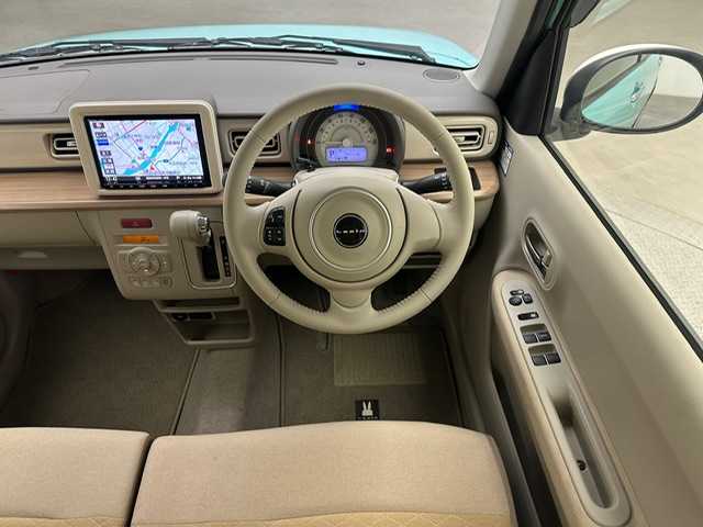 スズキ ラパン X 兵庫県 2020(令2)年 2.9万km フレンチミントパールメタリック ・純正SDナビ/・ＥＴＣ/・アラウンドビューモニター/・シートヒーター/・衝突軽減ブレーキ/・レーンディパーチャーアラート/・ＬＥＤヘッドライト/・オートライト/・純正１４インチアルミホイール/・純正フロアマット/・純正ドアバイザー/・クリアランスソナー