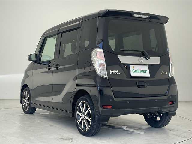 日産 デイズ ルークス HWS X Vセレクション 沖縄県 2018(平30)年 8.6万km ブラック 純正ナビ(MM317D-W)/(フルセグＴＶ　ＤＶＤ再生　ＢＴ接続)/アラウンドビューモニター　/両側パワースライドドア　/ＥＴＣ　/エマージェンシーブレーキ　/レーンキープ　/オートマチックハイビーム　/ＬＥＤオートライト　/ステアリングスイッチ
