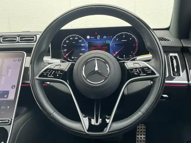 メルセデス・ベンツ Ｓ４００ｄ 4マチック AMGライン 東京都 2022(令4)年 1.7万km ダイヤモンドホワイト 3Dコクピットディスプレイ/MBUX/レザーエクスクルーシブパッケージ/64色アンビエントライト/HUD/LEDデジタルライト/360°カメラ/Burmesterサウンド/パノラマサンルーフ/ナッパ黒革シート/前席シートベンチレーション/全席シートヒーター/リモートパーキングアシスト/ACC/BSA/LKA/Aステアアシスト/Aレーンチェンジアシスト/ダイナミックセレクト/パドルシフト/ソフトクローズドドア/ワイヤレスチャージ/ダイナミックロービームヘッドライト/パワートランク/フットオープナー/エアサス/純正20inchAW/保証書　取説　スペアキー