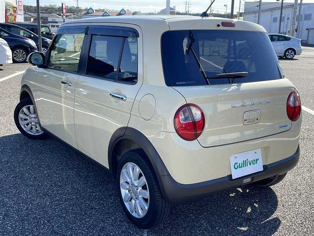 スズキ ラパン F リミテッド 島根県 2016(平28)年 5.7万km シフォンアイボリーM 純正8インチナビ（CN-RZ83）/フルセグTV/Bluetooth接続/全方位カメラ/ドライブレコーダー/ETC/シートヒーター/プッシュスタート/スマートキー/スペアキー/ステアリングスイッチ