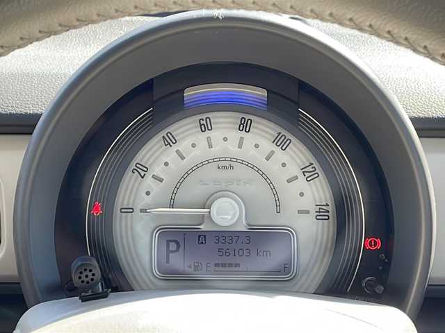 スズキ ラパン F リミテッド 島根県 2016(平28)年 5.7万km シフォンアイボリーM 純正8インチナビ（CN-RZ83）/フルセグTV/Bluetooth接続/全方位カメラ/ドライブレコーダー/ETC/シートヒーター/プッシュスタート/スマートキー/スペアキー/ステアリングスイッチ