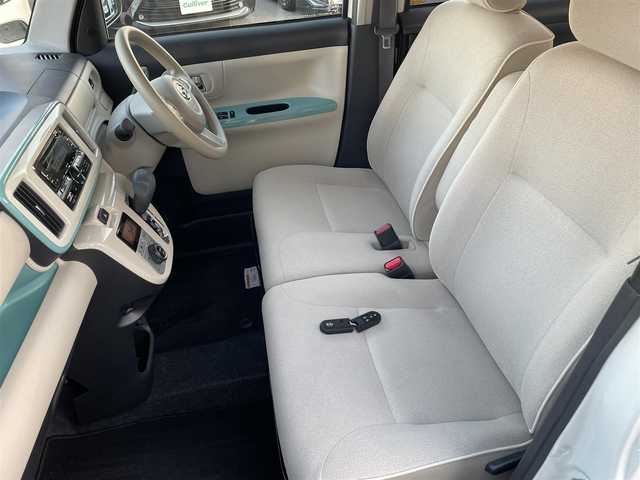 ダイハツ ムーヴ キャンバス X LTD メイクアッフ SA Ⅱ 鳥取県 2017(平29)年 5.7万km パールホワイトⅢ/ファインミントメタリック 2トーン スマートアシスト2/CDオーディオ/USB/AUX/スマートキー/プッシュスタート/両側電動スライドドア/ベンチシート/アームレスト/分割可倒リアシート/リアシートアンダーボックス/ABS/誤発信抑制機能/セキュリティアラーム/オートライト/LEDフォグランプ/W&サイドエアバック