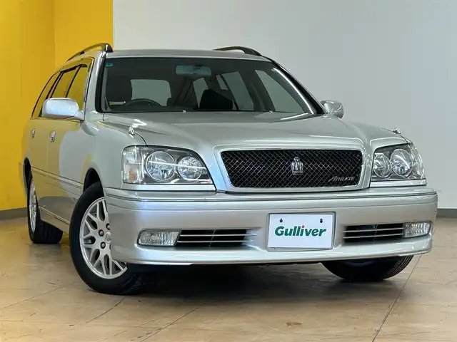 トヨタ クラウン エステート アスリート G 群馬県 2005(平17)年 10.1万km シルバーM 禁煙車　スーパーライブサウンドシステム　純正メーカーナビ　ＥＴＣ　革巻きステアリング　黒革　前席パワーシート　ルーフレール　純正１６インチＡＷ　純正フロアマット　純正ドアバイザー　リモコンキー
