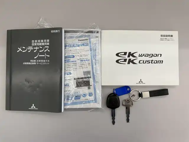 三菱 ｅＫワゴン E 愛知県 2018(平30)年 4.9万km コーラルピンクマイカ /禁煙//社外メモリナビ//フルセグ/CD/DVD/SD/BT/MSV/AM/FM//ETC//シートヒーター//横滑り防止//電格ミラー//ベンチシート//ヘッドライトレベライザー//キーレス//ISOFIX//フロアマット//ドアバイザー//保証書//取扱説明書//ナビ取説//スペアキー//記録簿R3.R5.R6