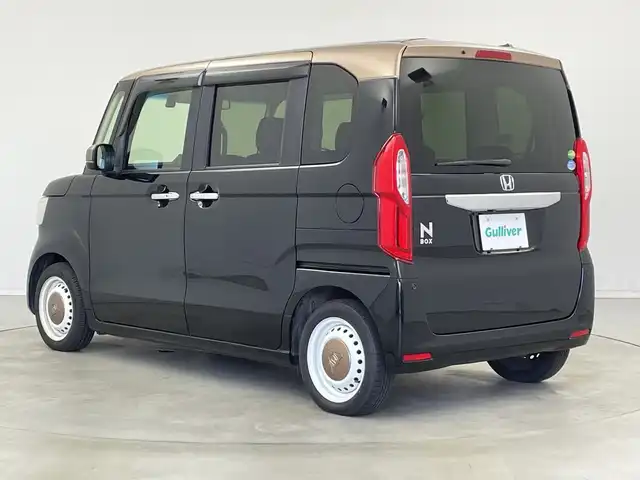 ホンダ Ｎ ＢＯＸ G･L ホンダセンシング カッパーブラウンスタイル 新潟県 2019(平31)年 3万km 黒Ⅱ 純正SDナビ　BT/CD/DVD/USB/ツートンカラー　/スペアキー1本　/保証書　/取扱説明書　/記録簿　/レーダークルーズコントロール　/両側パワースライドア　/コーナーセンサー　/バックカメラ/サイドアンダーミラー/サイドビューサポートミラー/前方ドライブレコーダー　/ETC　/純正フロアマット/充電ポート×２