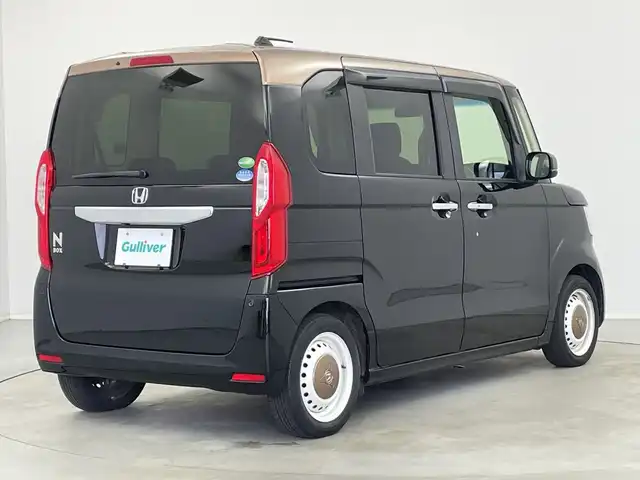 ホンダ Ｎ ＢＯＸ G･L ホンダセンシング カッパーブラウンスタイル 新潟県 2019(平31)年 3万km 黒Ⅱ 純正SDナビ　BT/CD/DVD/USB/ツートンカラー　/スペアキー1本　/保証書　/取扱説明書　/記録簿　/レーダークルーズコントロール　/両側パワースライドア　/コーナーセンサー　/バックカメラ/サイドアンダーミラー/サイドビューサポートミラー/前方ドライブレコーダー　/ETC　/純正フロアマット/充電ポート×２