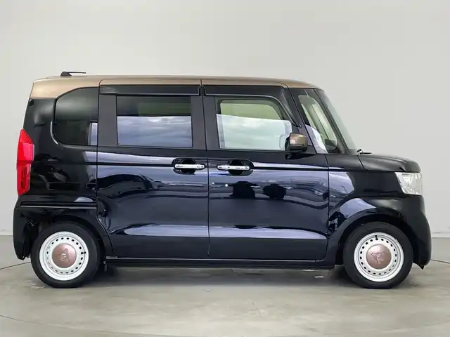 ホンダ Ｎ ＢＯＸ G･L ホンダセンシング カッパーブラウンスタイル 新潟県 2019(平31)年 3万km 黒Ⅱ 純正SDナビ　BT/CD/DVD/USB/ツートンカラー　/スペアキー1本　/保証書　/取扱説明書　/記録簿　/レーダークルーズコントロール　/両側パワースライドア　/コーナーセンサー　/バックカメラ/サイドアンダーミラー/サイドビューサポートミラー/前方ドライブレコーダー　/ETC　/純正フロアマット/充電ポート×２