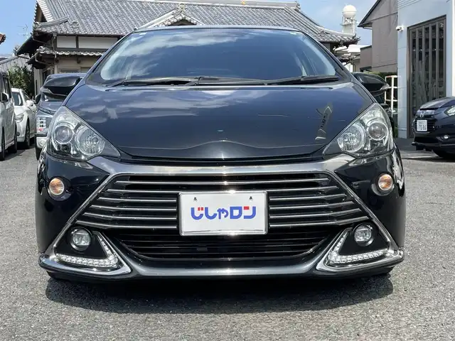 トヨタ アクア G G’s 宮崎県 2014(平26)年 12.7万km ブラックマイカ /ナビ（DKX-A800）//TV/Bluetooth//バックカメラ//ETC//純正フロアマット//純正アルミホイール//オートライト