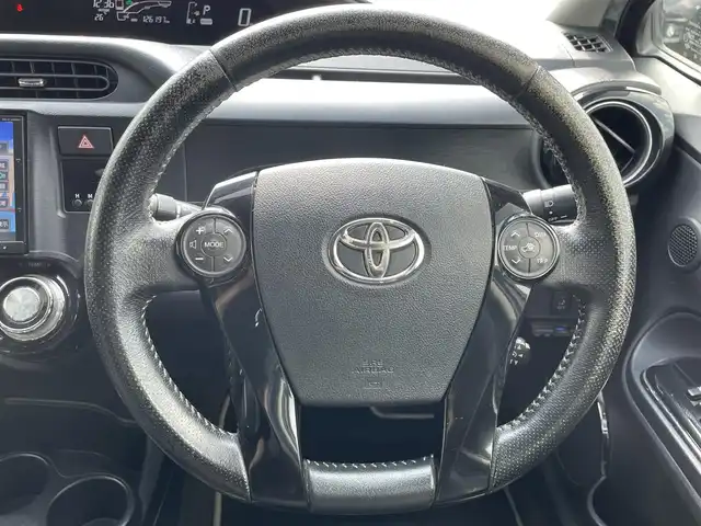 トヨタ アクア G G’s 宮崎県 2014(平26)年 12.7万km ブラックマイカ /ナビ（DKX-A800）//TV/Bluetooth//バックカメラ//ETC//純正フロアマット//純正アルミホイール//オートライト