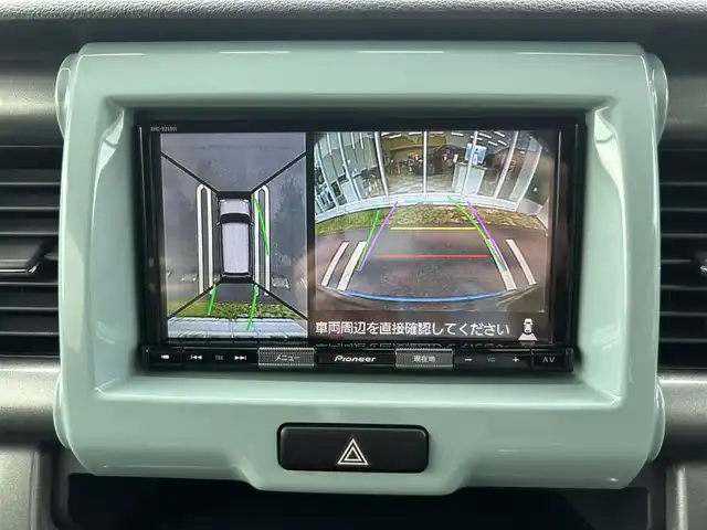 スズキ ハスラー タフワイルド 愛媛県 2018(平30)年 6万km ブリスクブルーメタリック/ブラック 2トーン 社外ナビ(AVIC-RZS901)/・Bluetooth/・CD/DVD/・フルセグTV/アラウンドビューモニター/バックカメラ/前後ドライブレコーダー/デュアルカメラブレーキサポート/衝突軽減装置/レーンキープアシスト/アイドリングストップ/ハーフレザー/シートヒーター(D+N席)/HIDヘッドライト/社外15インチAW/プッシュスタート/スマートキー/保証書・取説