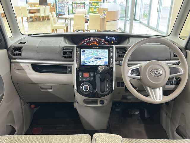 ダイハツ タント X SA 道央・札幌 2014(平26)年 7.8万km ライトローズマイカメタリック ・4WD/・衝突軽減ブレーキ/・横滑り防止装置/・アイドリングストップ/・左側パワースライドドア/・純正エンジンスターター/・純正SDナビ(CD.DVD.地デジ)/・純正フリップダウンモニター/・バックカメラ /・プッシュスタート/・スマートキー/・オートライト