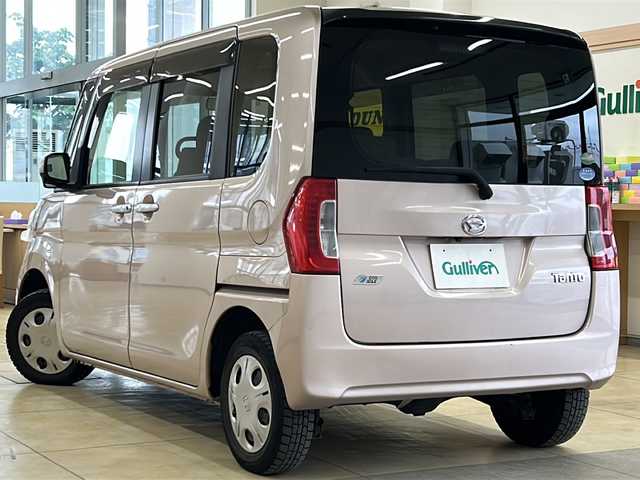 ダイハツ タント X SA 道央・札幌 2014(平26)年 7.8万km ライトローズマイカメタリック ・4WD/・衝突軽減ブレーキ/・横滑り防止装置/・アイドリングストップ/・左側パワースライドドア/・純正エンジンスターター/・純正SDナビ(CD.DVD.地デジ)/・純正フリップダウンモニター/・バックカメラ /・プッシュスタート/・スマートキー/・オートライト