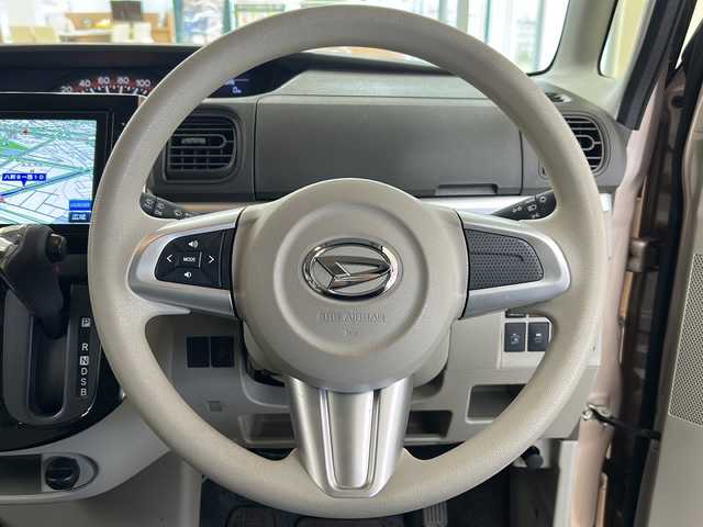 ダイハツ タント X SA 道央・札幌 2014(平26)年 7.8万km ライトローズマイカメタリック ・4WD/・衝突軽減ブレーキ/・横滑り防止装置/・アイドリングストップ/・左側パワースライドドア/・純正エンジンスターター/・純正SDナビ(CD.DVD.地デジ)/・純正フリップダウンモニター/・バックカメラ /・プッシュスタート/・スマートキー/・オートライト